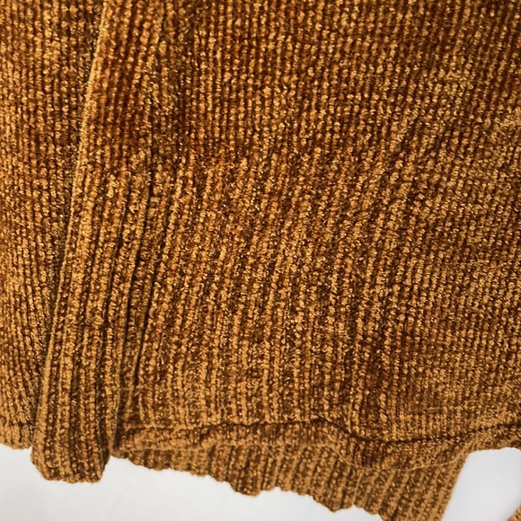 XCVI women’s brown stretchy L/S pullover chenille sweater new - Picture 6 of 9